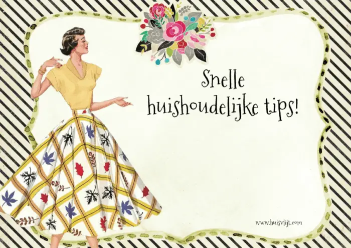 snelle huishoudelijke tips