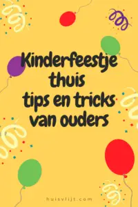 kinderfeestje thuis