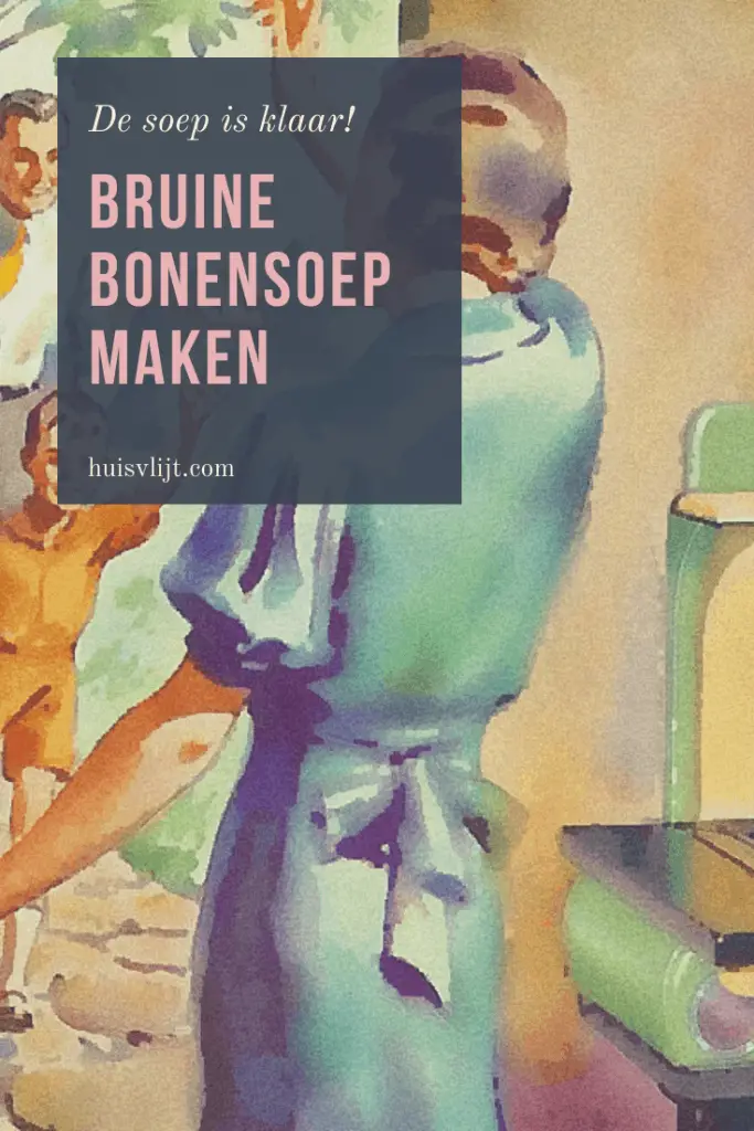 Bruine bonensoep maken