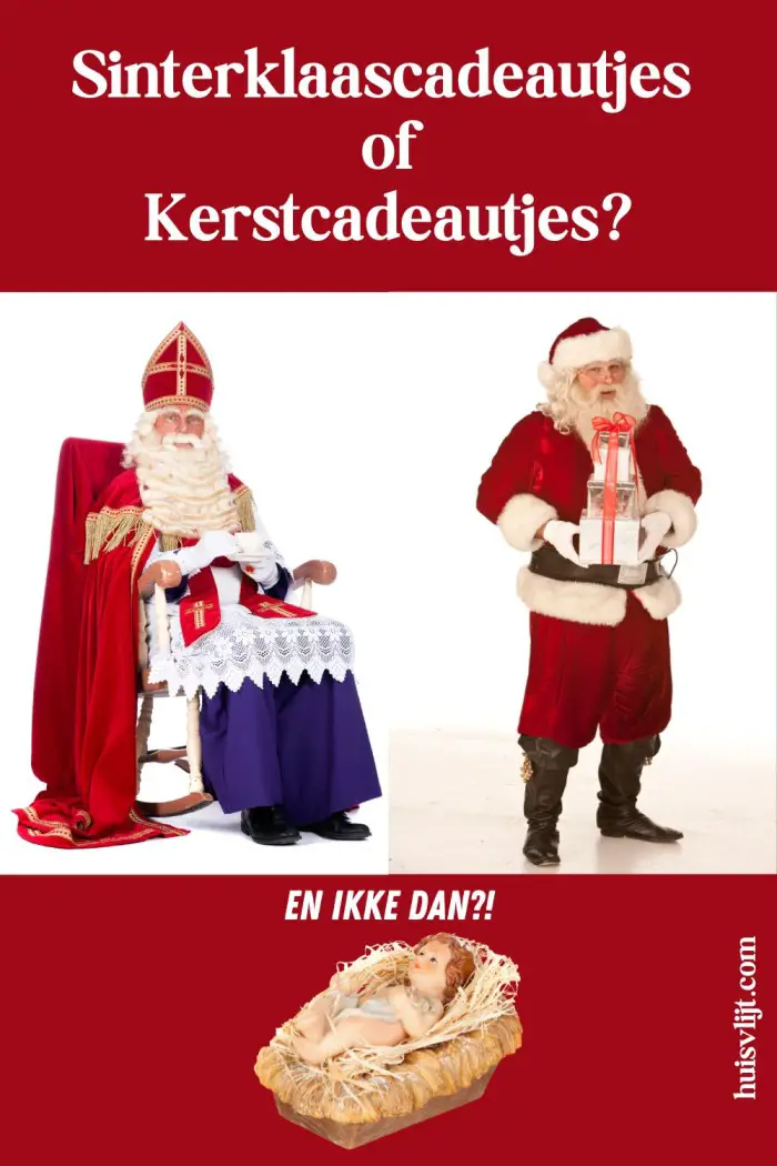 Sinterklaascadeautjes of kerstcadeautjes?