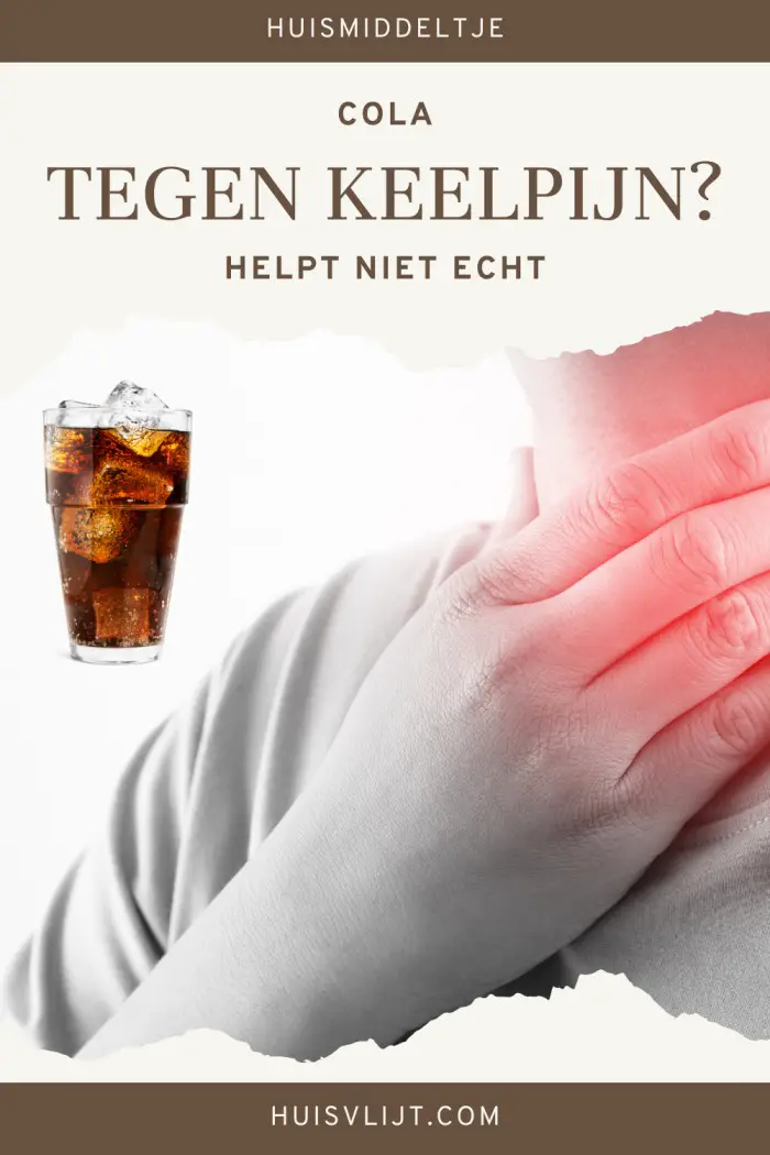 cola tegen keelpijn