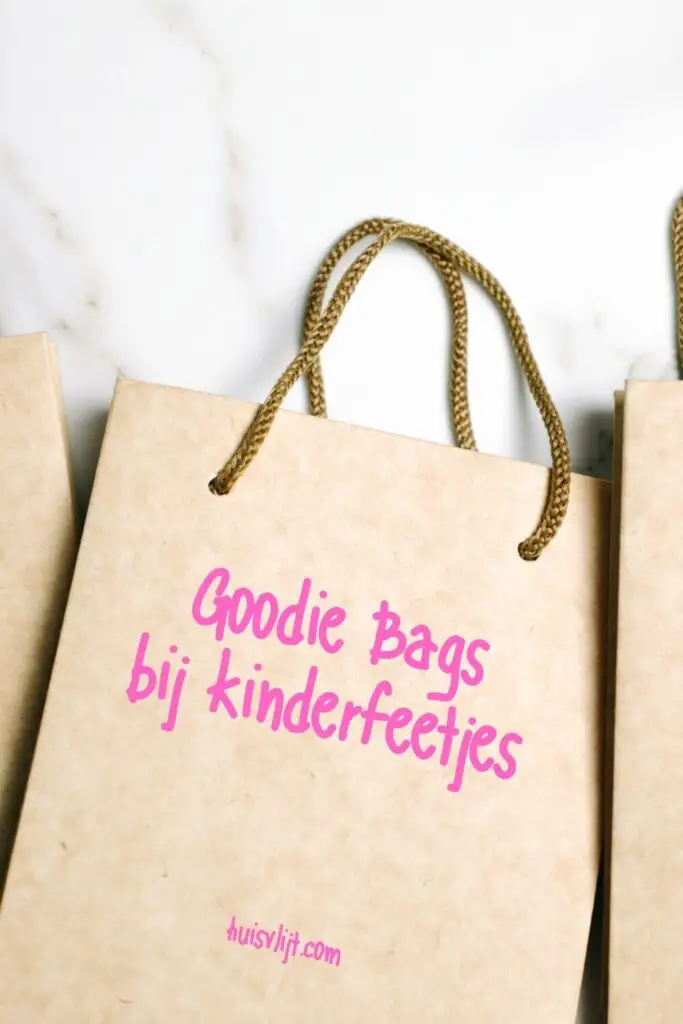 goodiebags bij kinderfeestje