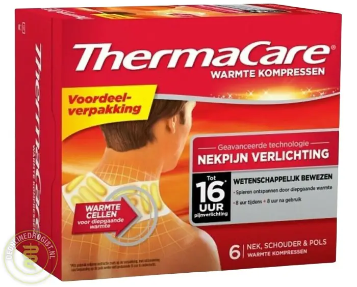 thermacare nek schouder pols warmtekompressen 6st