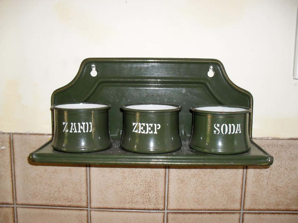 Zand, zeep en soda