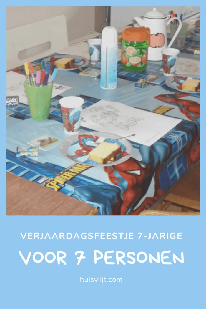 Verjaardagsfeestje 7-jarige