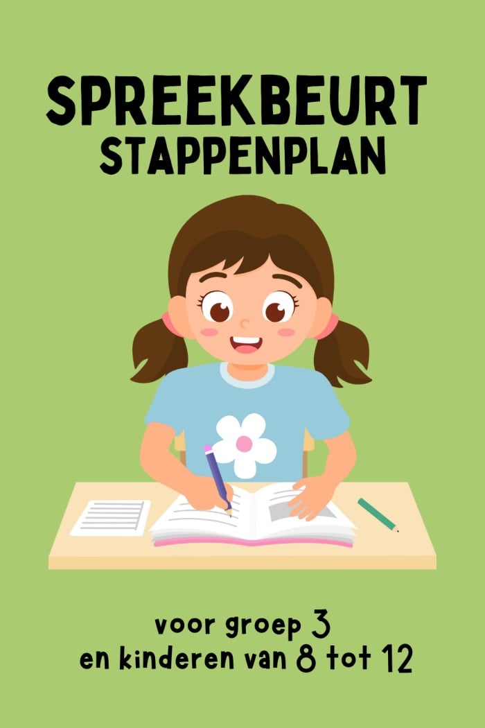 spreekbeurt stappenplan