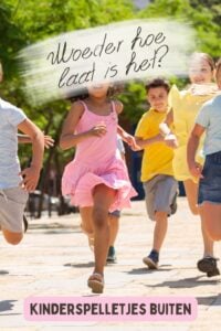 kinderspelletjes buiten