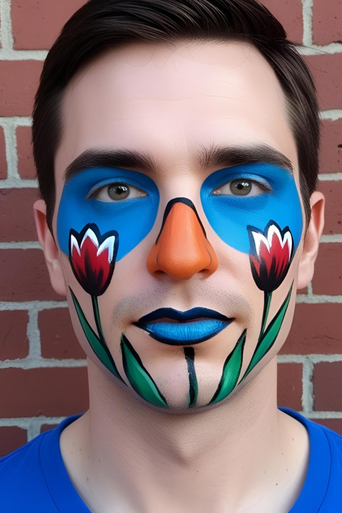 koningsdag schmink tulp