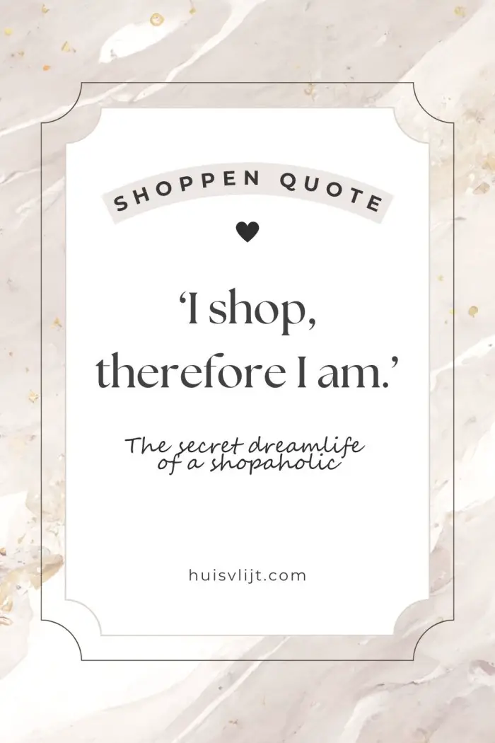 shoppen quote
