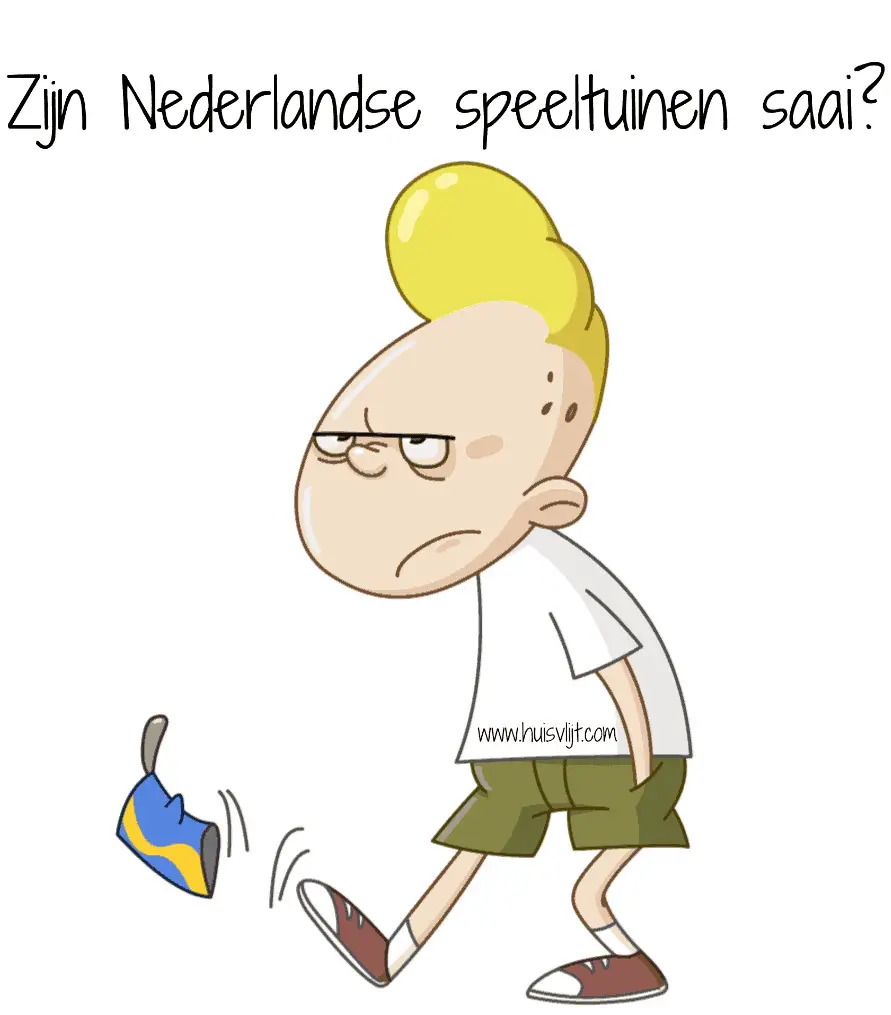 Zijn Nederlandse speeltuintjes te saai?