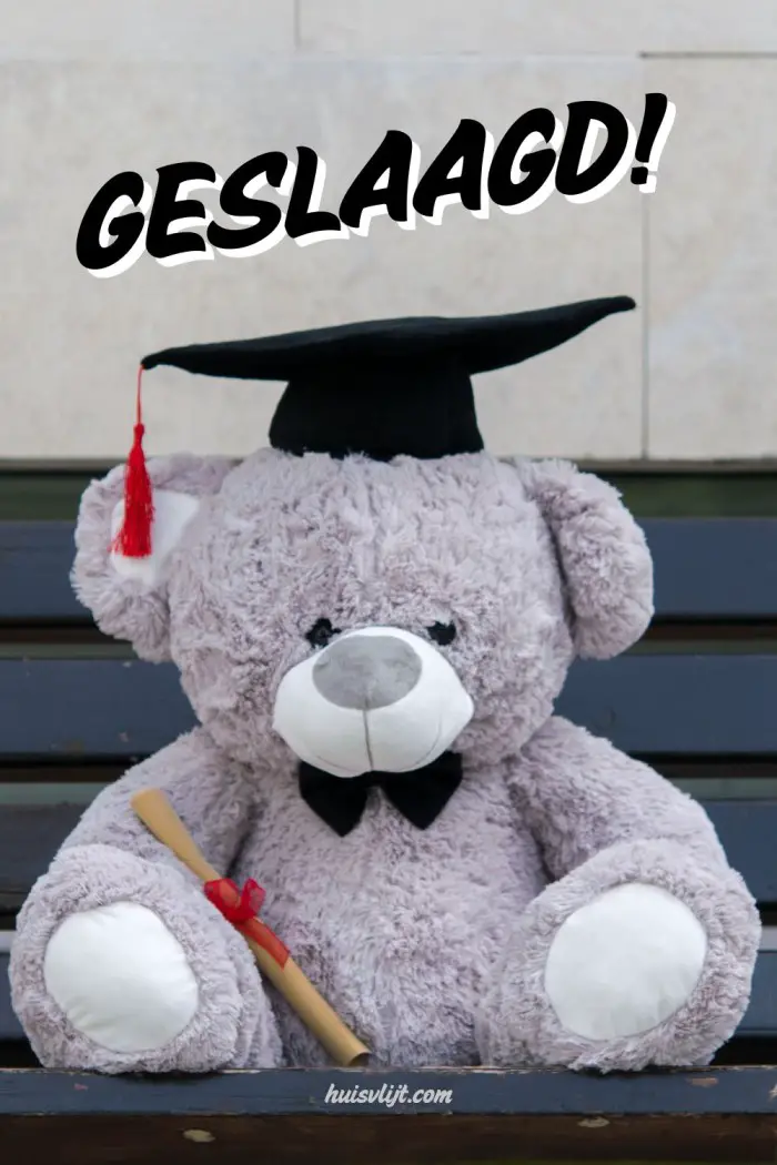 geslaagd cadeau examen