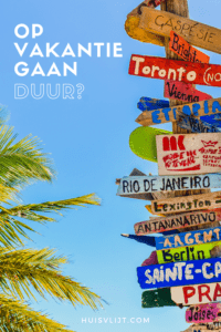 Op vakantie