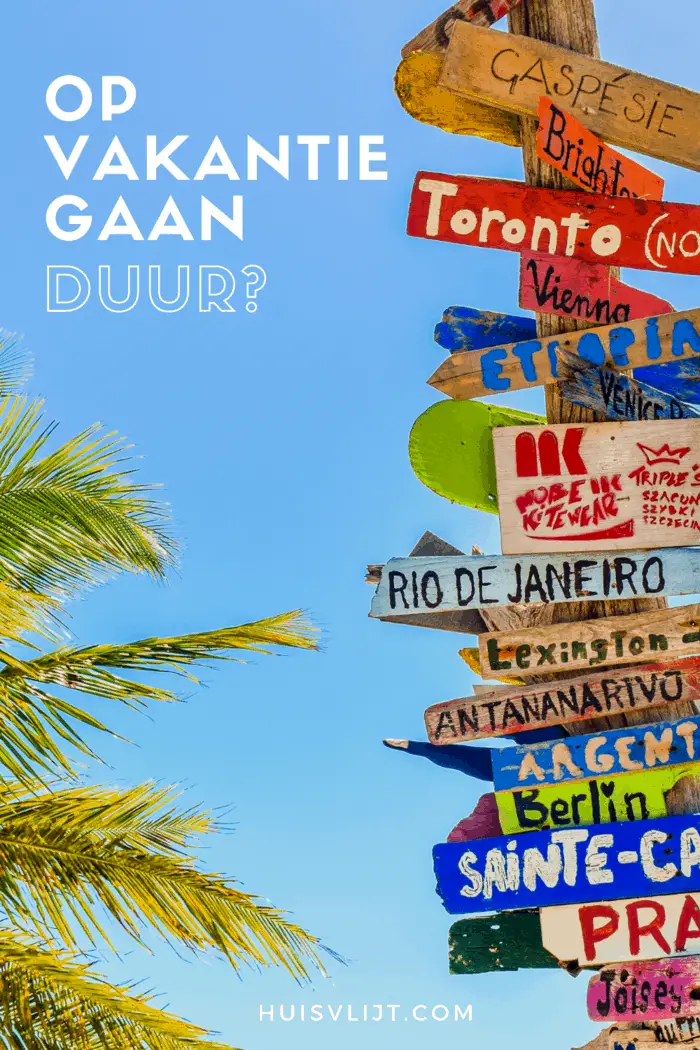 Op vakantie gaan kost veel geld? Gemiddeld budget!