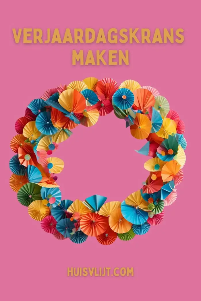 Verjaardagstip: maak een verjaardagskrans als versiering verjaardag! 4 verjaardagskrans maken