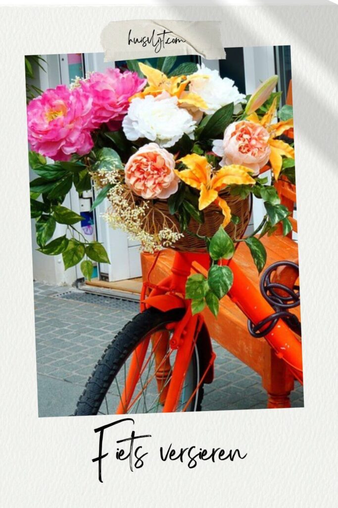 Fiets versieren: versier jij je fiets met bloemen?