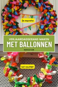 verjaardagskrans maken