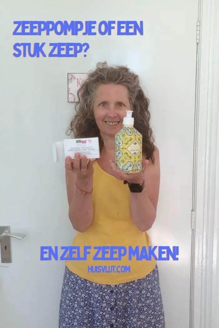 zeeppompje versus stuk zeep