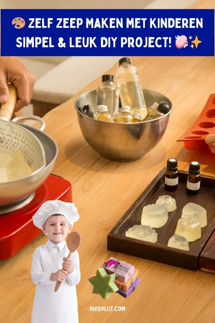 zelf zeep maken met kinderen