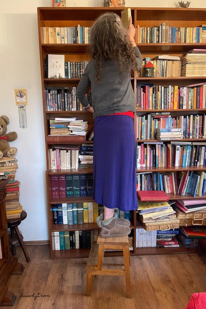 bibliotheektrap idee