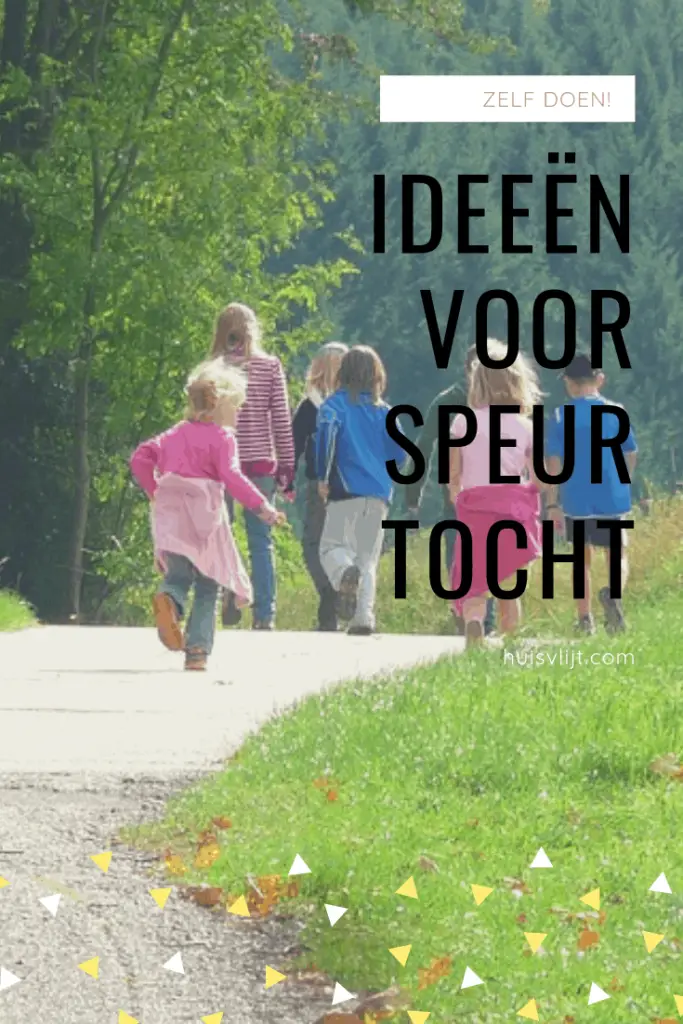 Verwonderlijk ideeen speurtocht: ideeën voor speurtochten + tips IJ-96