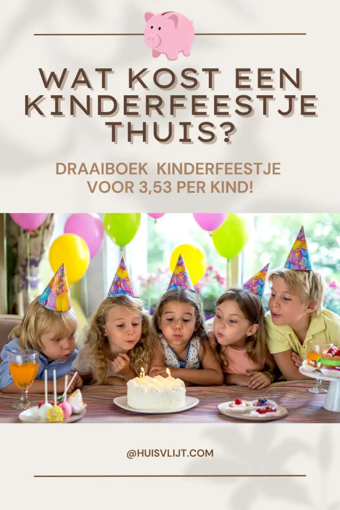 kinderfeestje thuis met een budget