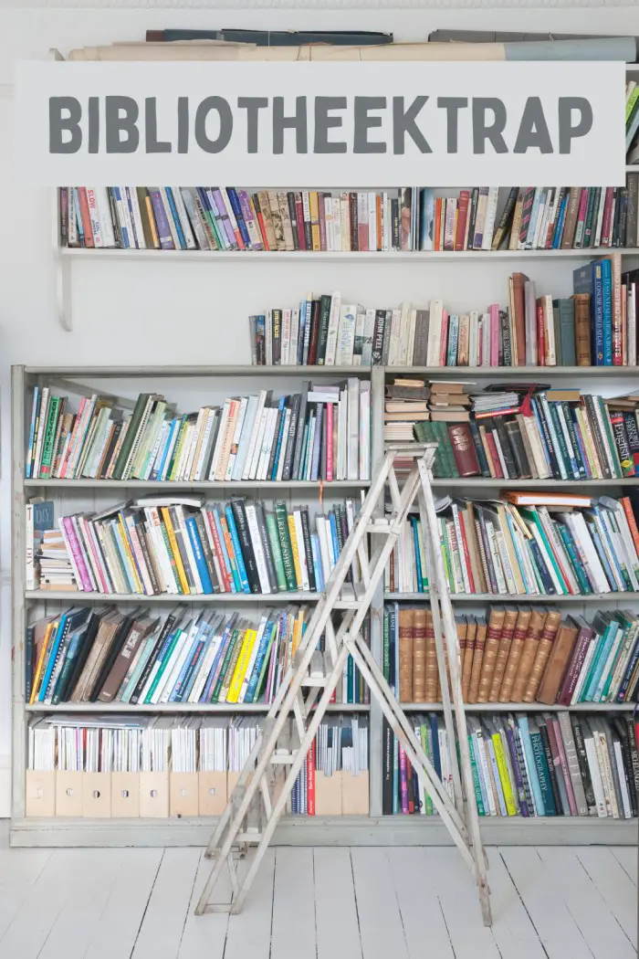 witte bibliotheek trap