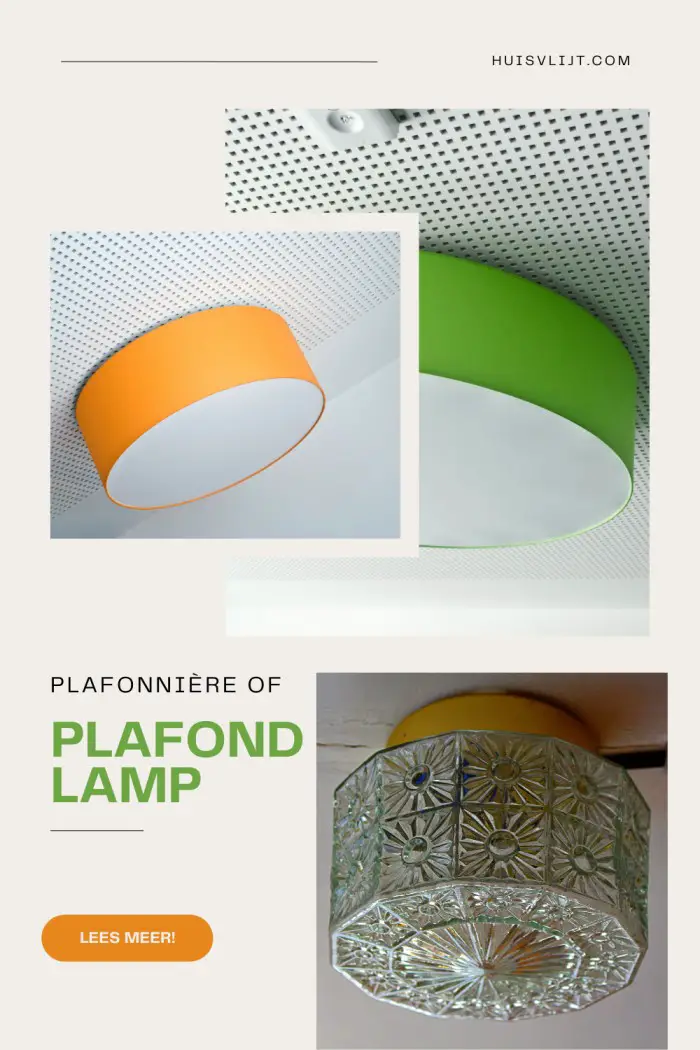 Plafondlamp oftewel plafonnière