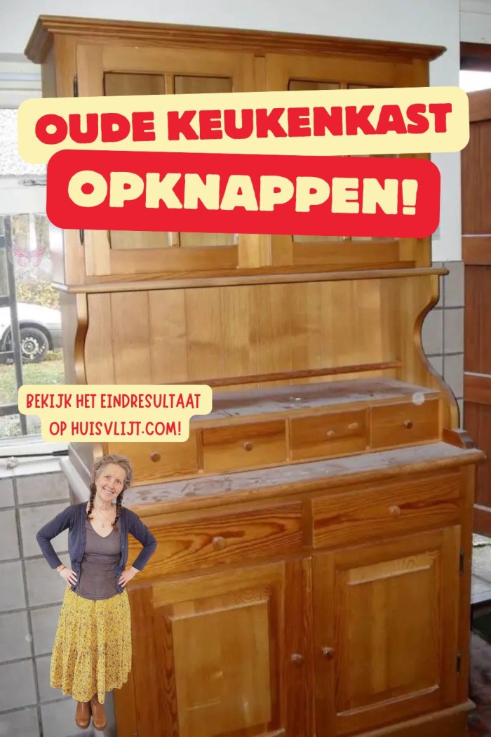 oude keukenkast opknappen