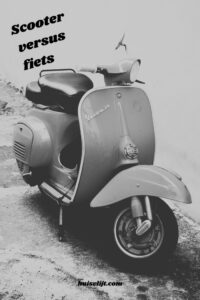 scooter versus fiets