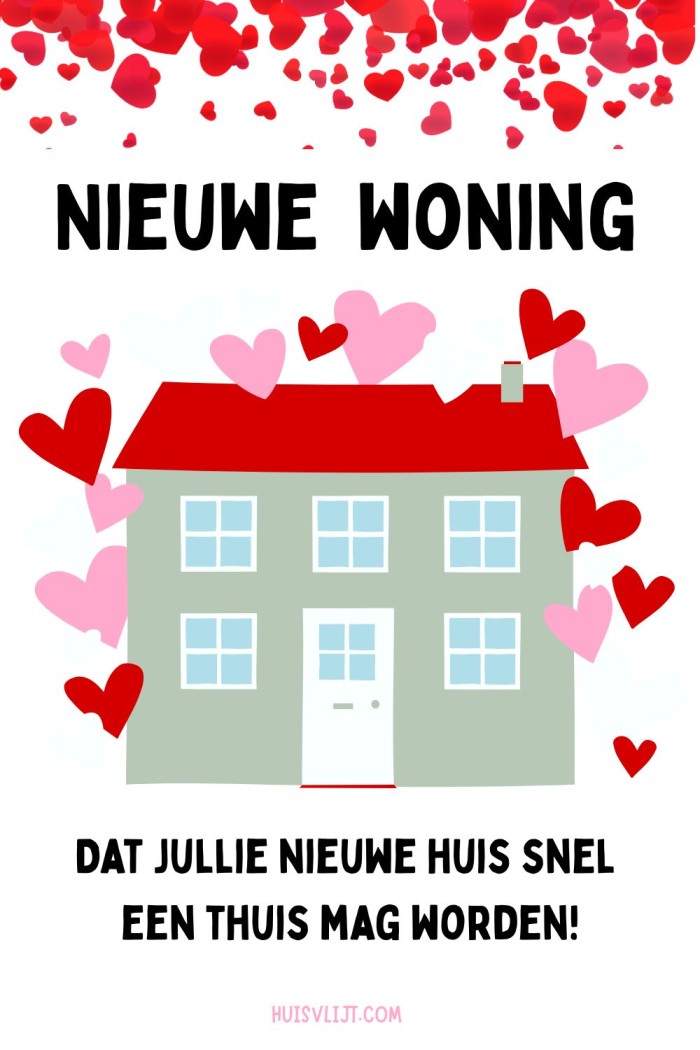 nieuwe woning 