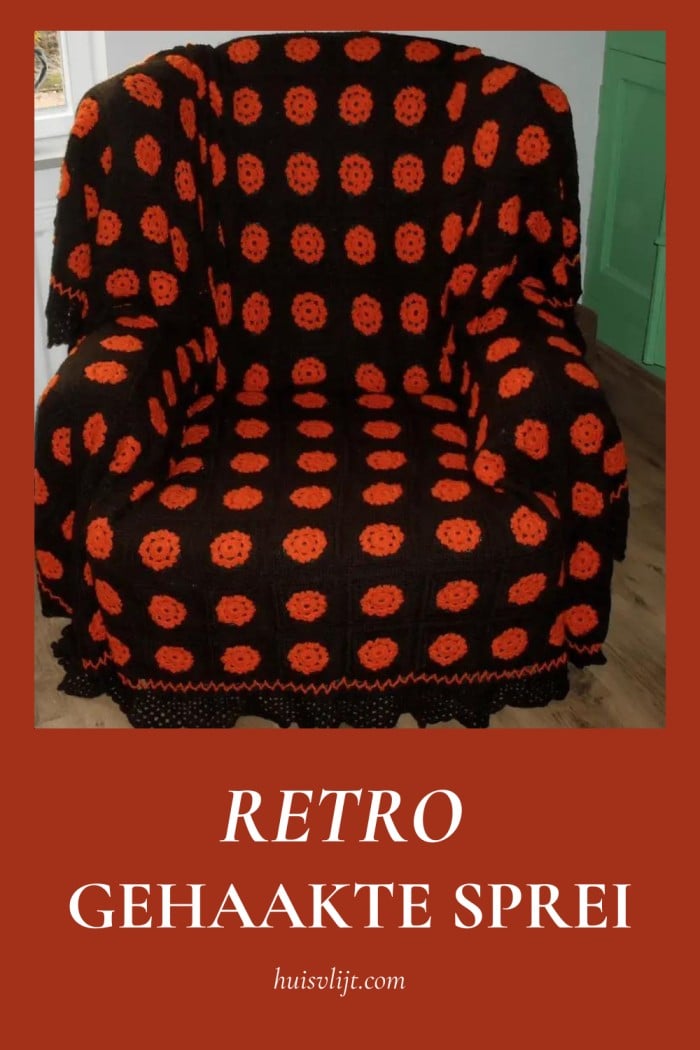 retro gehaakte sprei