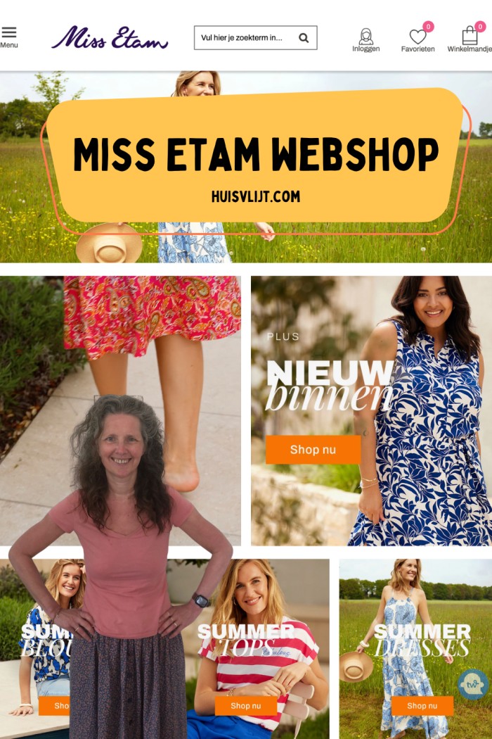 Webshop Miss Etam update 2023
