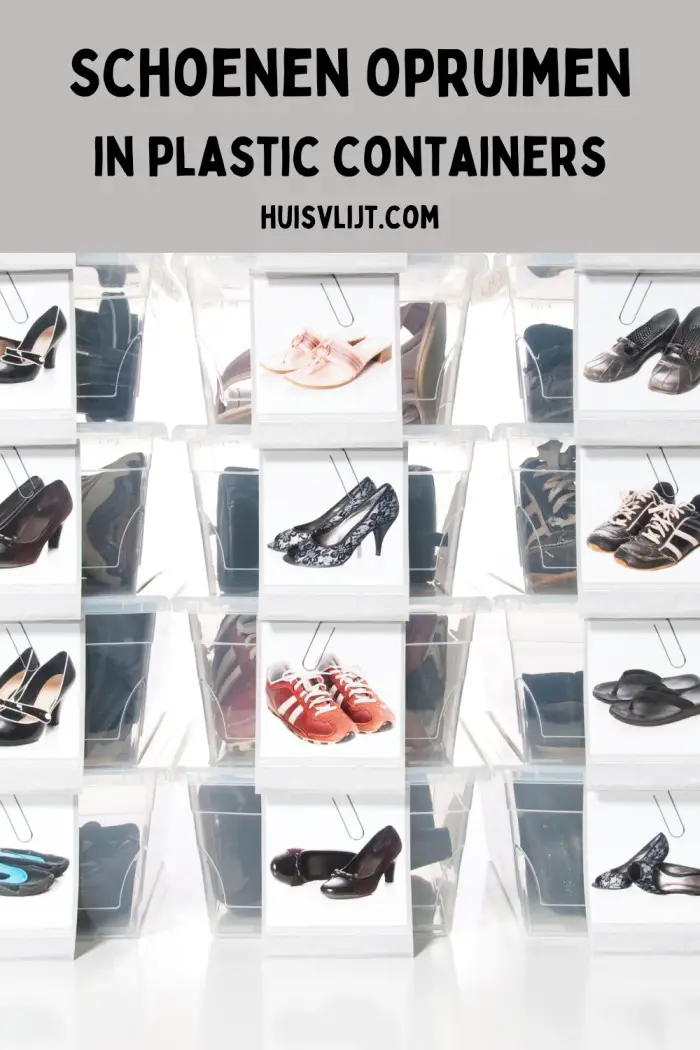 schoenen opruimen