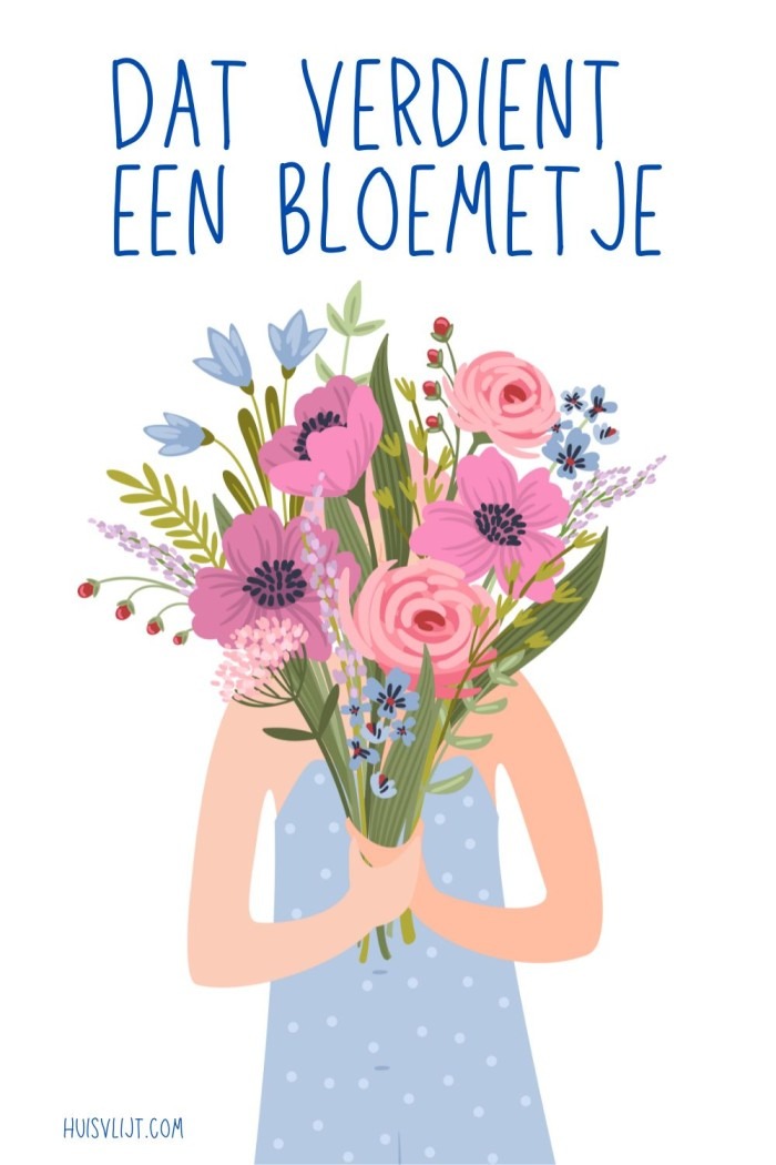 dat verdient een bloemetje