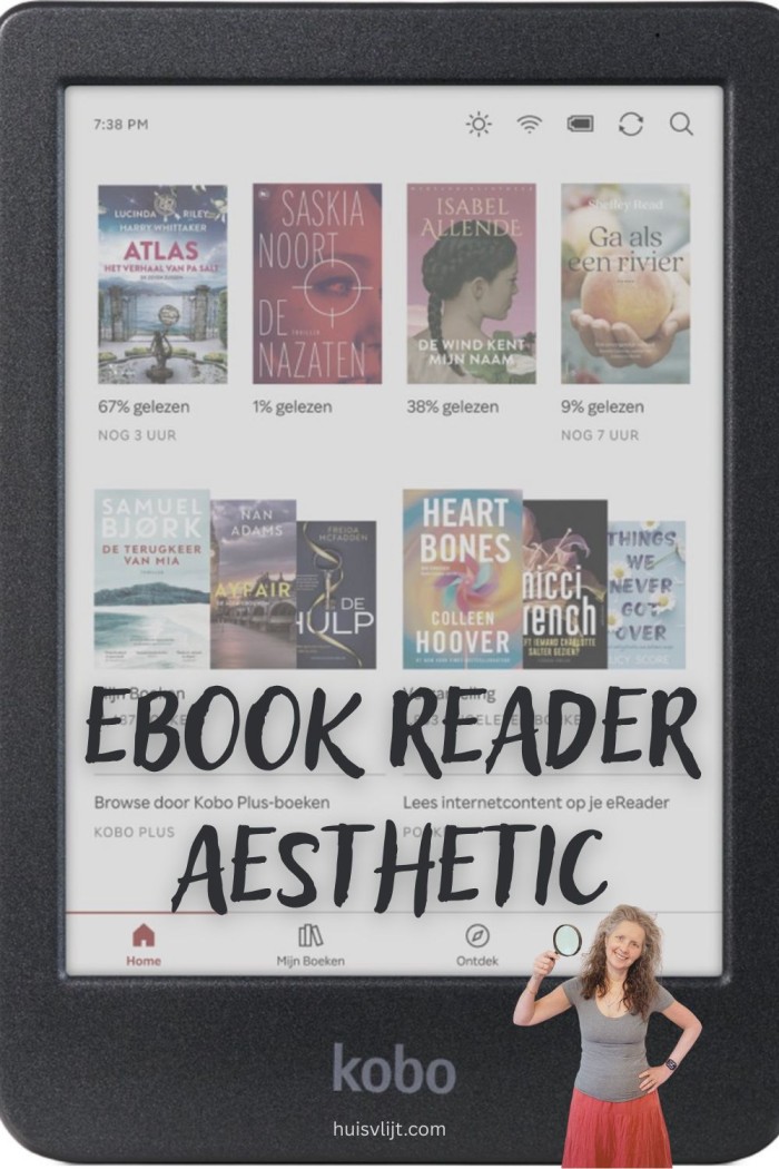 ebook reader aesthetic