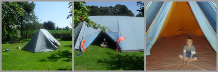 Vintage tent uit de jaren 60! 5 Vintage tent uit de jaren 60!