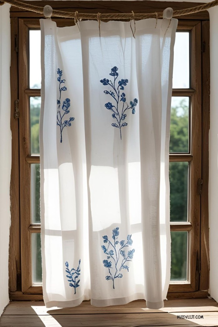 gordijn woonkamer landelijk