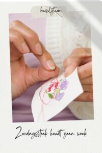 zondagssteek houdt geen week