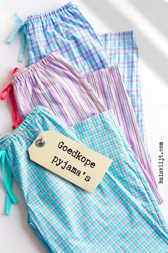 Goedkope pyjama's