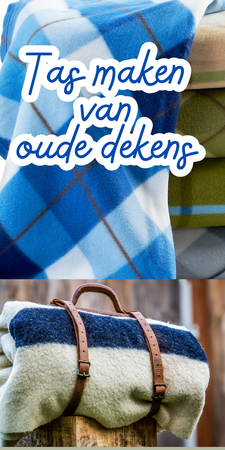 tas maken van oude dekens