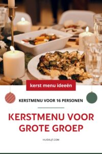 kerst menu ideeën