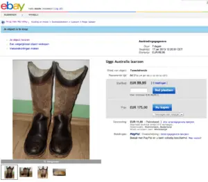 Uggs op eBay