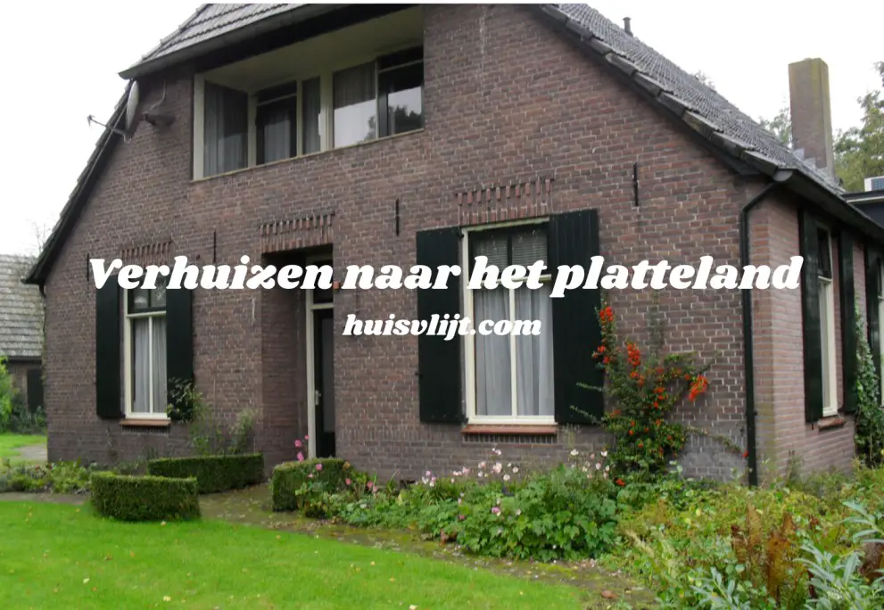 verhuizen naar het platteland