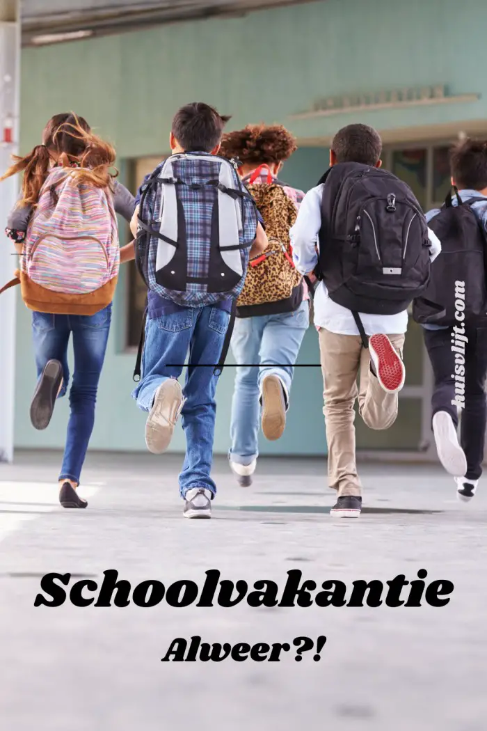 Schoolvakantie: in totaal 5 vakanties