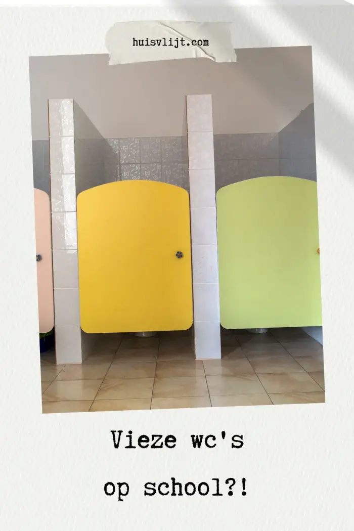 Vieze wc’s op school