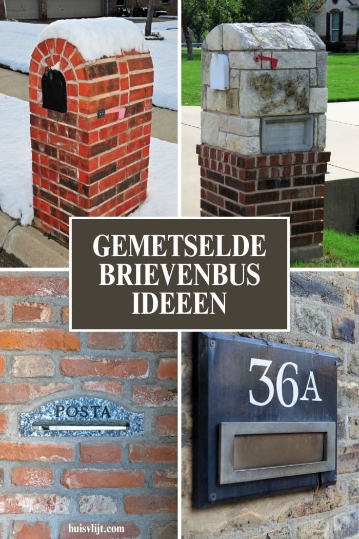 gemetselde brievenbus