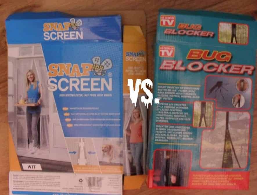 Snap Screen versus Bug Blocker: vliegengordijn met magneten