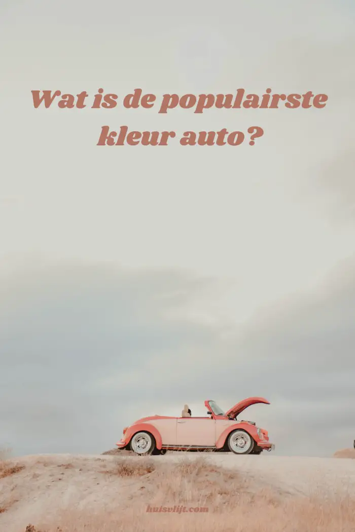 Wat is de populairste auto kleur? 34% grijs!