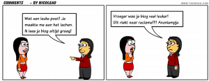 comments op je blog