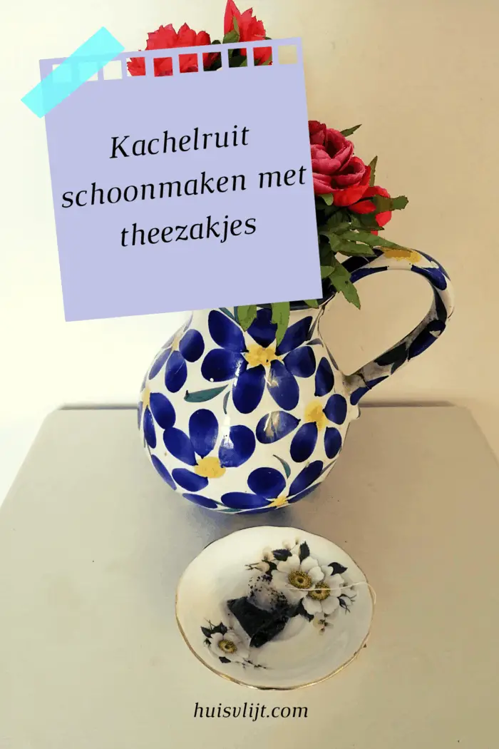 Kachelruit schoonmaken met theezakjes